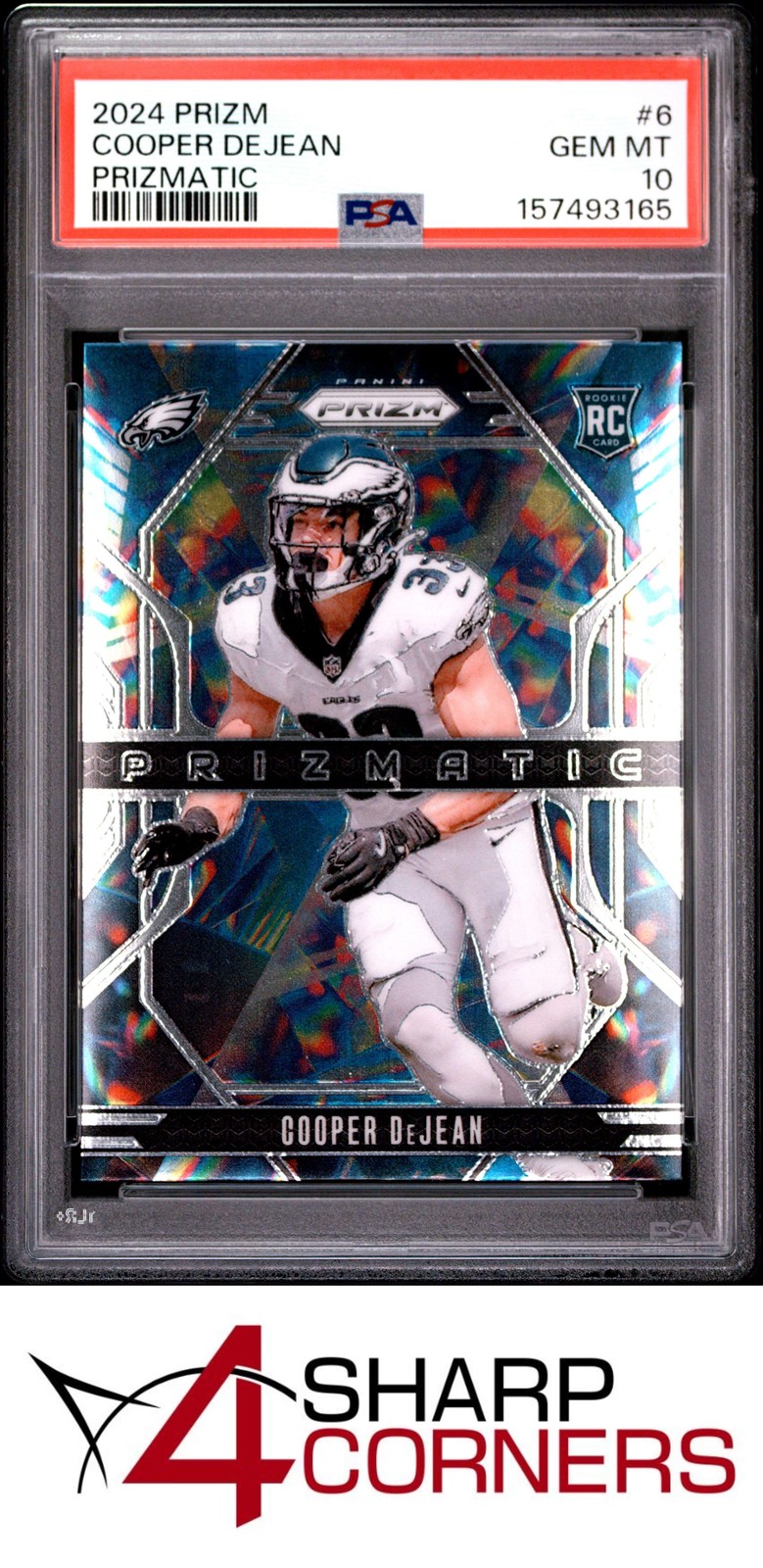 Cooper DeJean Panini Prizm Prizmatic #6 Base