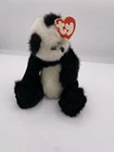 Cute Vintage 1993 Ty Attic Treasures Beanie Baby Checkers the Panda Bear Plush