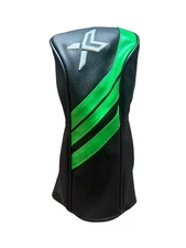 *NEW* XXIO X BLACK DRIVER HEADCOVER-BLACK/GREEN #000