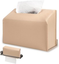 Stylish Tissue Box Cover Holder Compatible with Kleenex Disposable Paper Hand