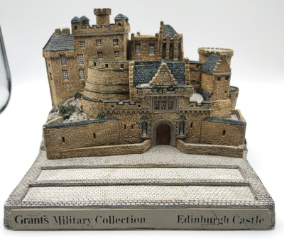 William Grants Military Collection Edinburgh Castle Regiment Display Base Vtg