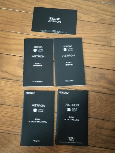 Seiko Astron 8X42-0AE0-3 SBXB153 Date Boîte Solaire Montre Hommes Authentique - Photo 4 sur 8