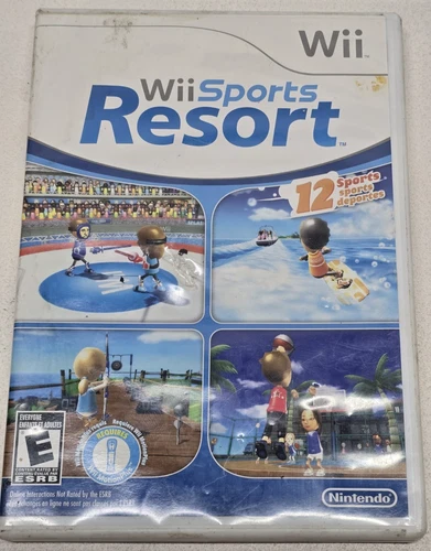 Wii Sports Resort- (Nintendo Wii, 2009) CIB Complete With Manual TESTED WORKING
