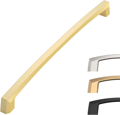 10 Pack Gold Cabinet Pulls - 9 Inch Drawer Handles for Modern Decor
