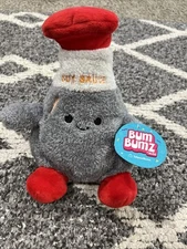 Bum Bumz SPENCE The SOY SAUCE Plush TAKEOUT Bumz Kellytoy w/Tags & Sticker