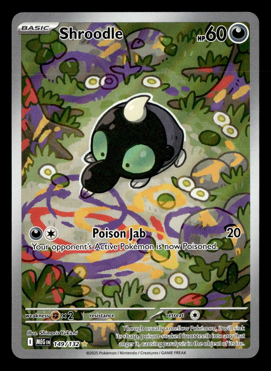 Shroodle (Illustration Rare) 149/132 Pokémon Mega Evolution Base Set