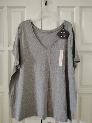 New Ava & Viv Women's Knit Top
