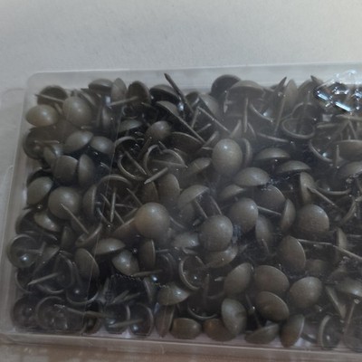 Round Upholstery Tacks Decorative Dome Head Nails Natural 7/16''  200 Tacks