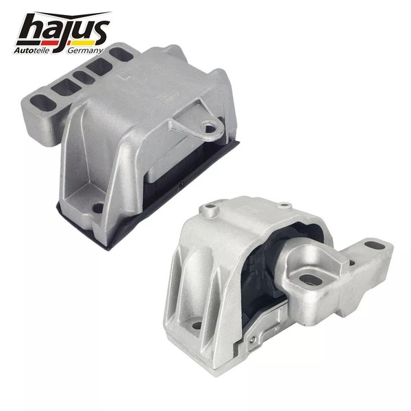 Original Hajus 2X Motorlager Getriebelager Gummilager Links Rechts Audi VW Golf-image
