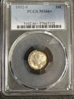 1952-S Roosevelt Dime Boston Collection MS66+ PCGS Blue Label Toned