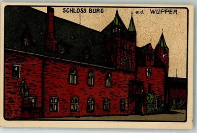 13301865 - 5650 Solingen Schloss Burg a.d. Wupper Kuenstlersteindruck