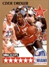 Clyde Drexler 1990-91 Hoops #16 Portland Trail Blazers Basketball Trading Card