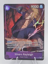 One Piece Silvers Rayleigh Alternate Art SR Foil Carrying on His Will OP13-066