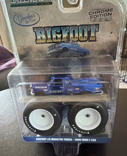 Greenlight 1:64 Diecast Bigfoot 1996 Ford F-250 Monster Truck Blue Chrome
