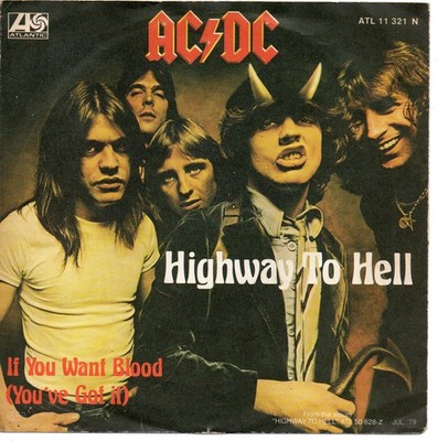 AC/DC    Highway To Hell - Single 7 '' Original Cover