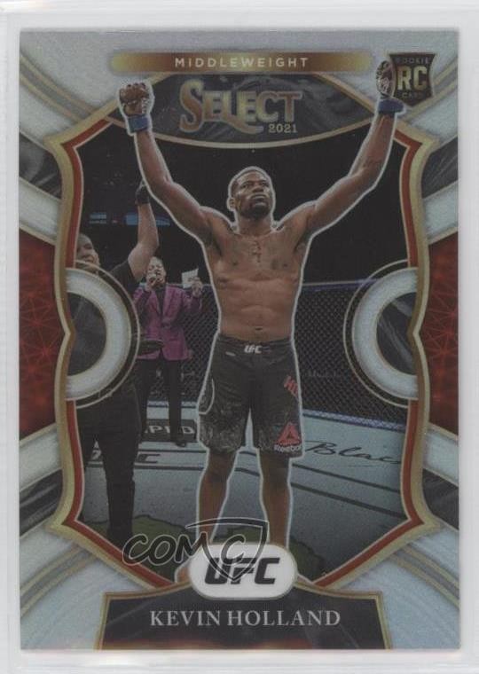 2021 Panini Select UFC Concourse Silver Prizm Kevin Holland #37 12xy