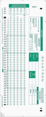 Official  Brand 882-E Answer Sheet (100 Pack)