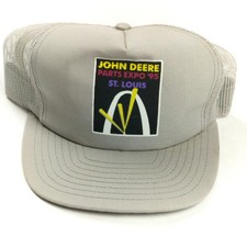 Vintage John Deere Parts Expo '95 St. Louis Trucker Hat Cap Louisville Mfg USA