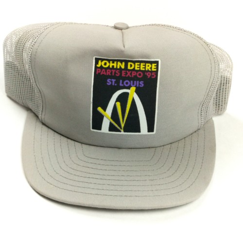 Vintage John Deere Parts Expo '95 St. Louis Trucker Hat Cap Louisville Mfg USA