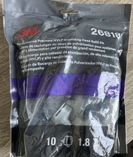 3M Performance Pressure HVLP Atomizing Head Refill Kit, 26818, Size 1.8, Clear,