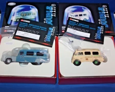 2 x  NOTTINGHAM AMBULANCES 1950 DAIMLER & MORRIS J - by CORGI both  LTD EDITION.