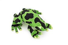 Frog, Green, Poison Dart, Very Nice Plush Stuffed Animal Toy 9" RI09B256