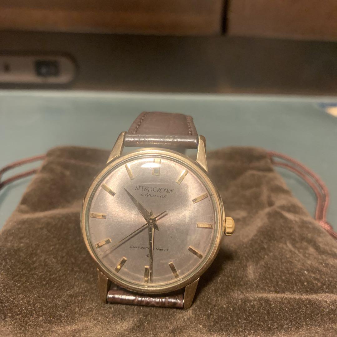 SEIKO CROWN Special 14K Gold 80 Microns 23Jewels Vintage 15021E 