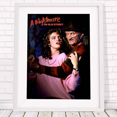 Nightmare On Elm Street -Freddy Horror Movie Poster Picture Print Sizes A5 to A0