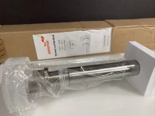 Briofox Shower Curtain Rod 43-73 Inches Never Rust Brushed Nickel Spring Tension