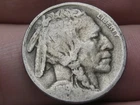 1919 S Buffalo Nickel 5 Cent Piece- San Francisco, VG/Fine Details