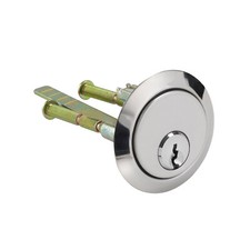 Round Lock Cylinder Replacement for L20 Nightlatch - Polished Chrome