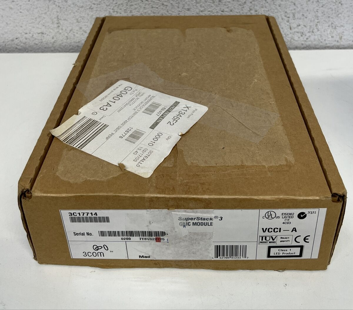 3com SuperStack 3 Switch 4900 4port GBIC モジュール 3C17714 p706p5g 3com SuperStack 3 Switch 4900 4port GBIC モジュール 3C17714