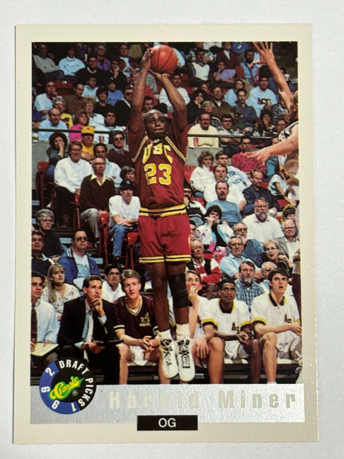 Harold Miner trading card