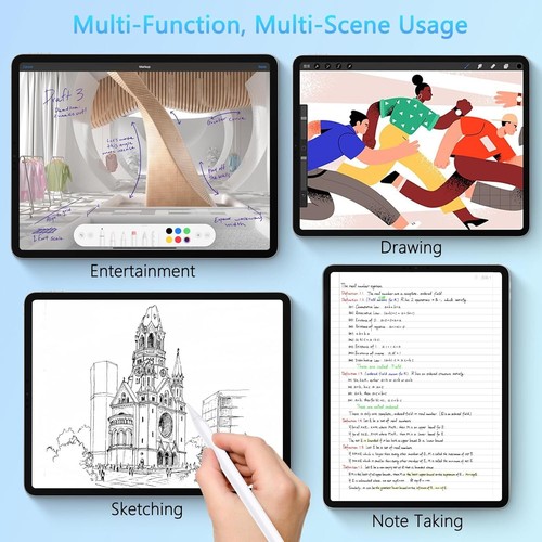 Stylus Pen for iPad 2018-2024 Pencil for iPad Pro 11 12.9 13 M2 M4 Mini Air 10th - Afbeelding 7 van 11