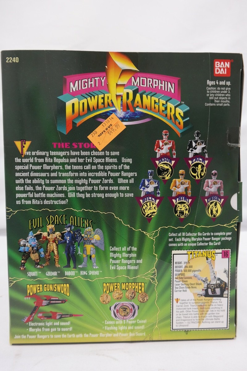 1993 Bandai 2240 Titanus Mighty Morphin Power Rangers The Carrier