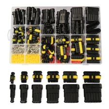 708PCS 1-6 Pin Car Automotive Waterproof Electrical Wire Connector Plug Kit Set