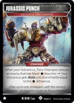 Transformers TCG Jurassic Punch - Titan Masters Attack R S10
