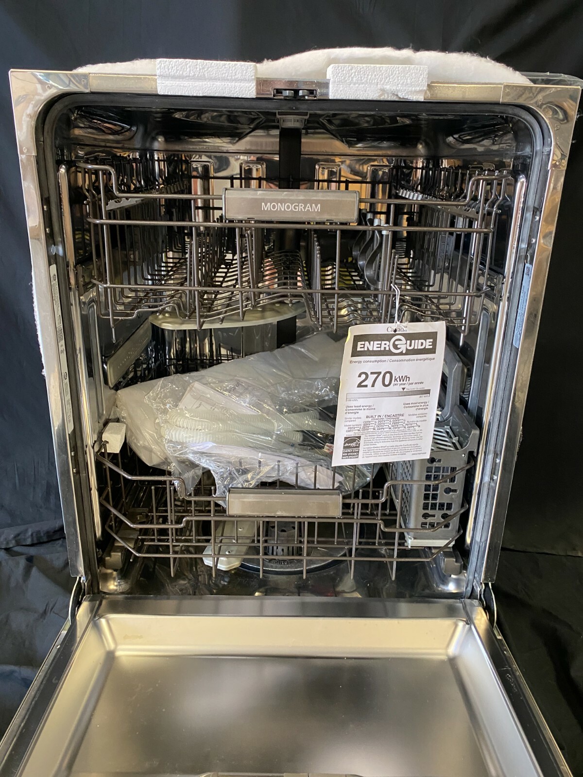 ge monogram dishwasher zdt915spjss