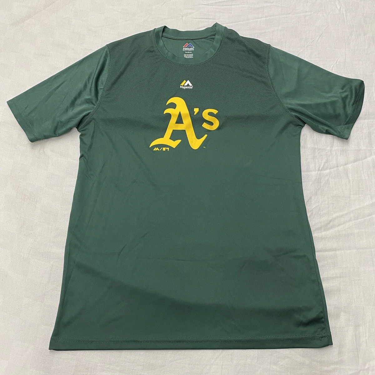 Small Medium Vintage Majestic Oakland A's Athletics Batting Practice jersey