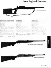 2011 Print Ad New England Firearms Survivor Sporter & Synthetic Handi-Free Rifle