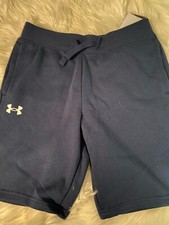 Under Armour Shorts Navy Blue Size YLG Youth Large .