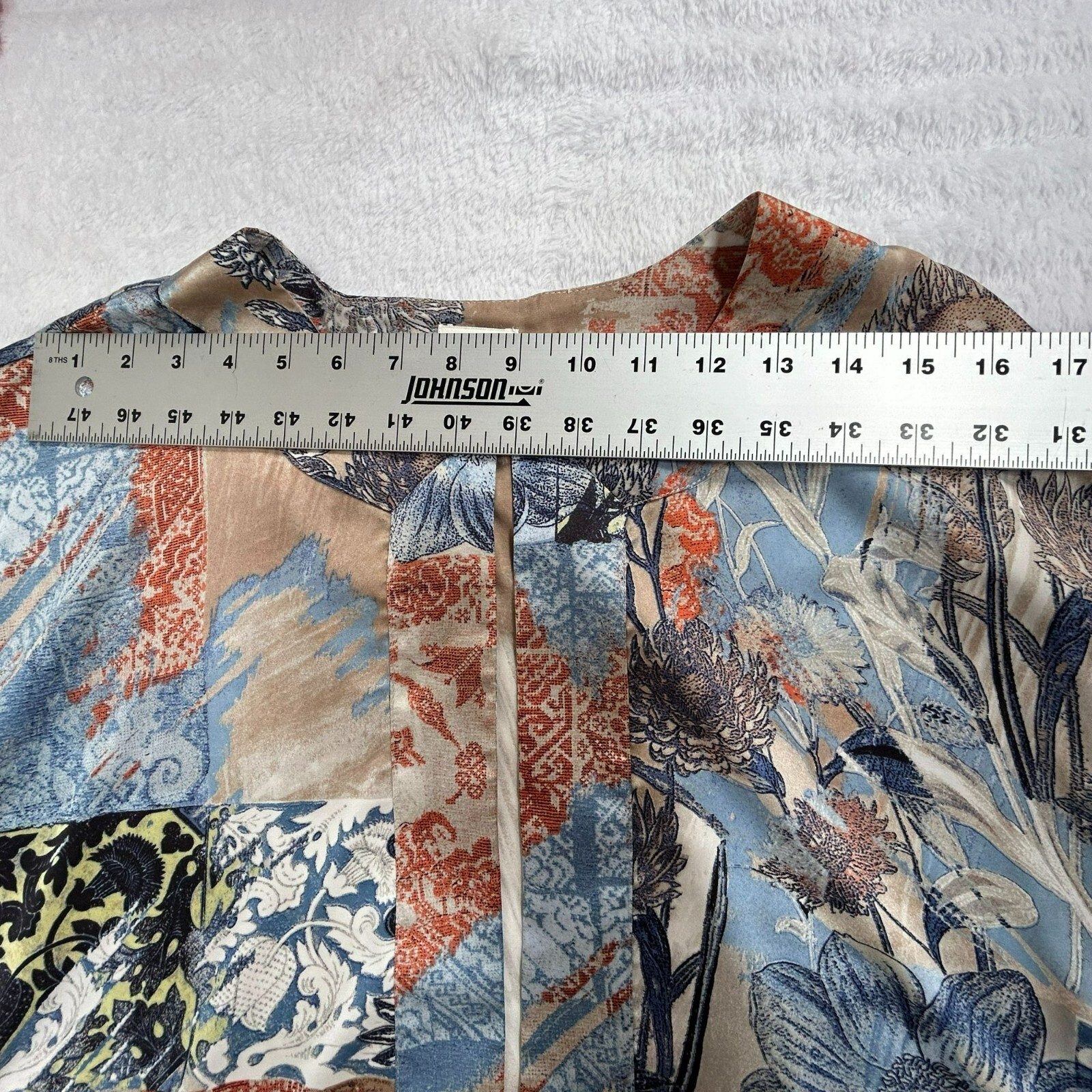 Chico's Women's Patchwork Print Open Front Casual… - image 5