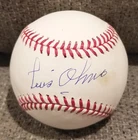 Luis Olmo Signed Autographed Major League Baseball Brooklyn Dodgers PSA