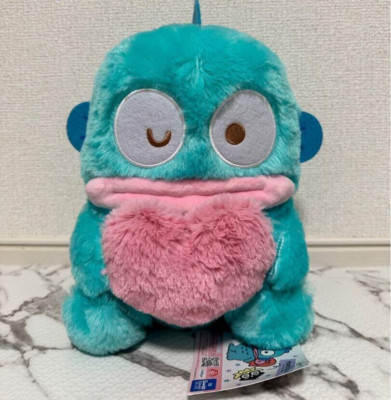 Hangyodon Snoozing BIG plush Fluffy Doll 29cm Sanrio Furyu Pink