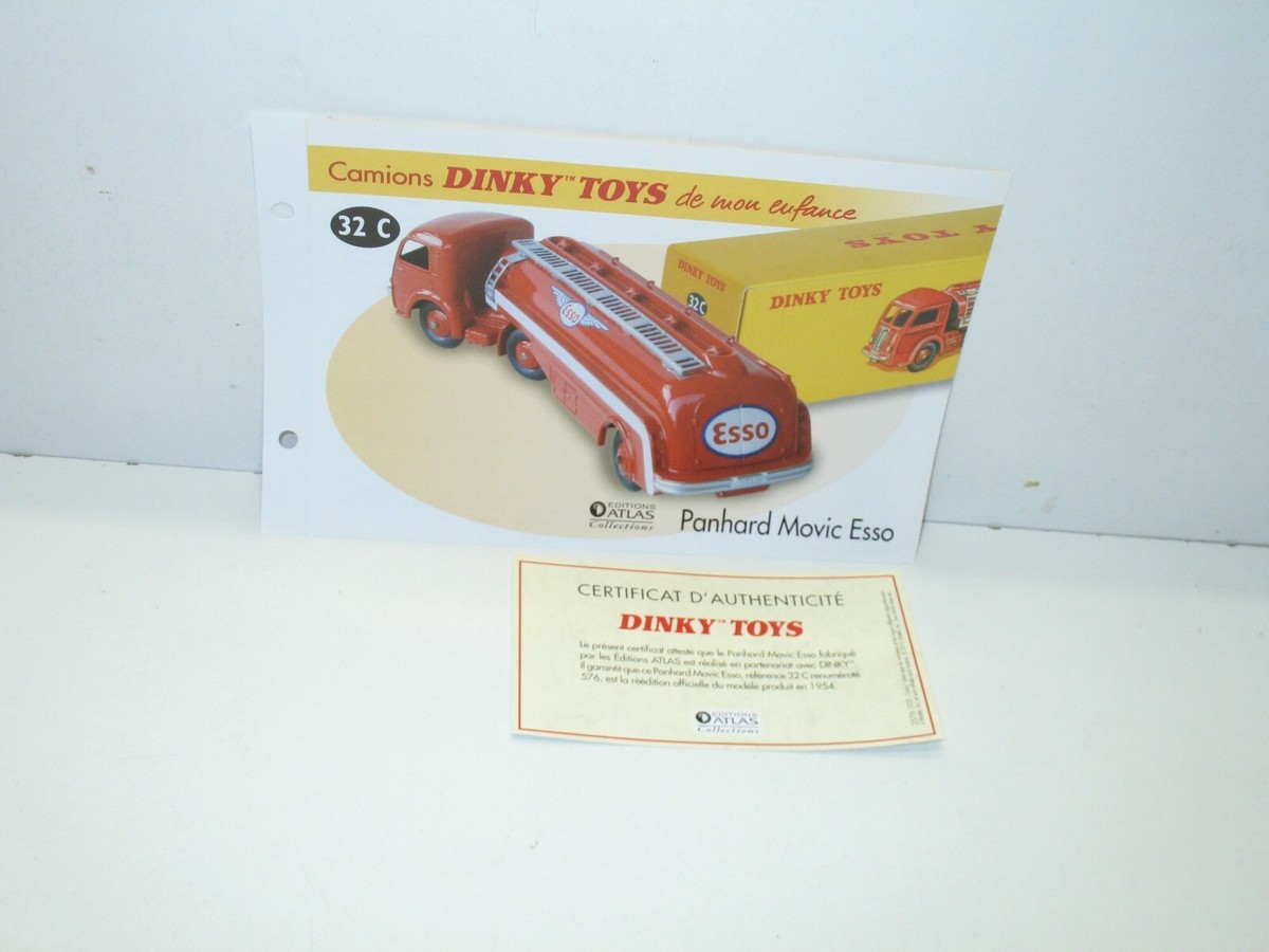Dinky Toys Ancien – Camion Citerne Panhard ESSO – Référence 32 C – Occasion