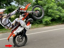 WHEELIEMATE wheelie trainer, wheelie machine (pure ALU color - NEW)