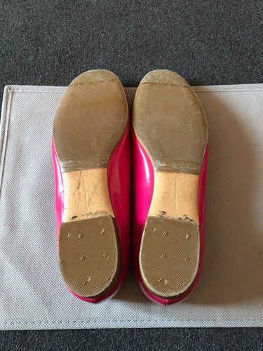 SALVATORE FERRAGAMO LUSSO BALLERINE PATENT VARINA FUCSIA PINK 9 B US 39 EUR 6 UK - 第 8/13 張圖片