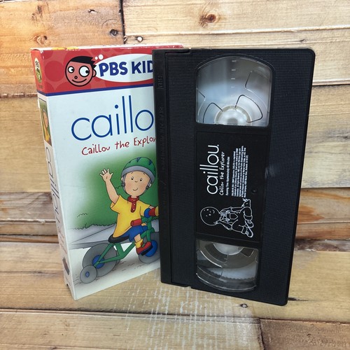 Caillou The Explorer VHS VCR Video Tape Used PBS Kids - 第 4/4 張圖片