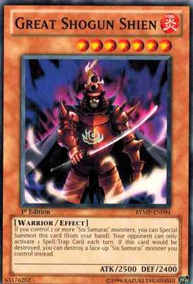 Great Shogun Shien 1st X 1 RYMP-EN094 Common Yugioh