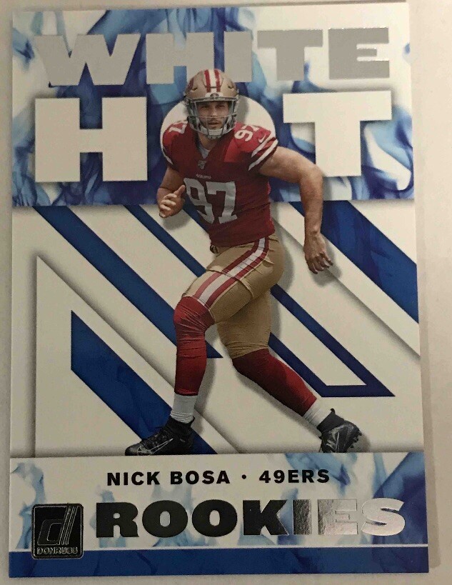 2019 Donruss NICK BOSA RC White Hot Rookies Insert #WHR-8